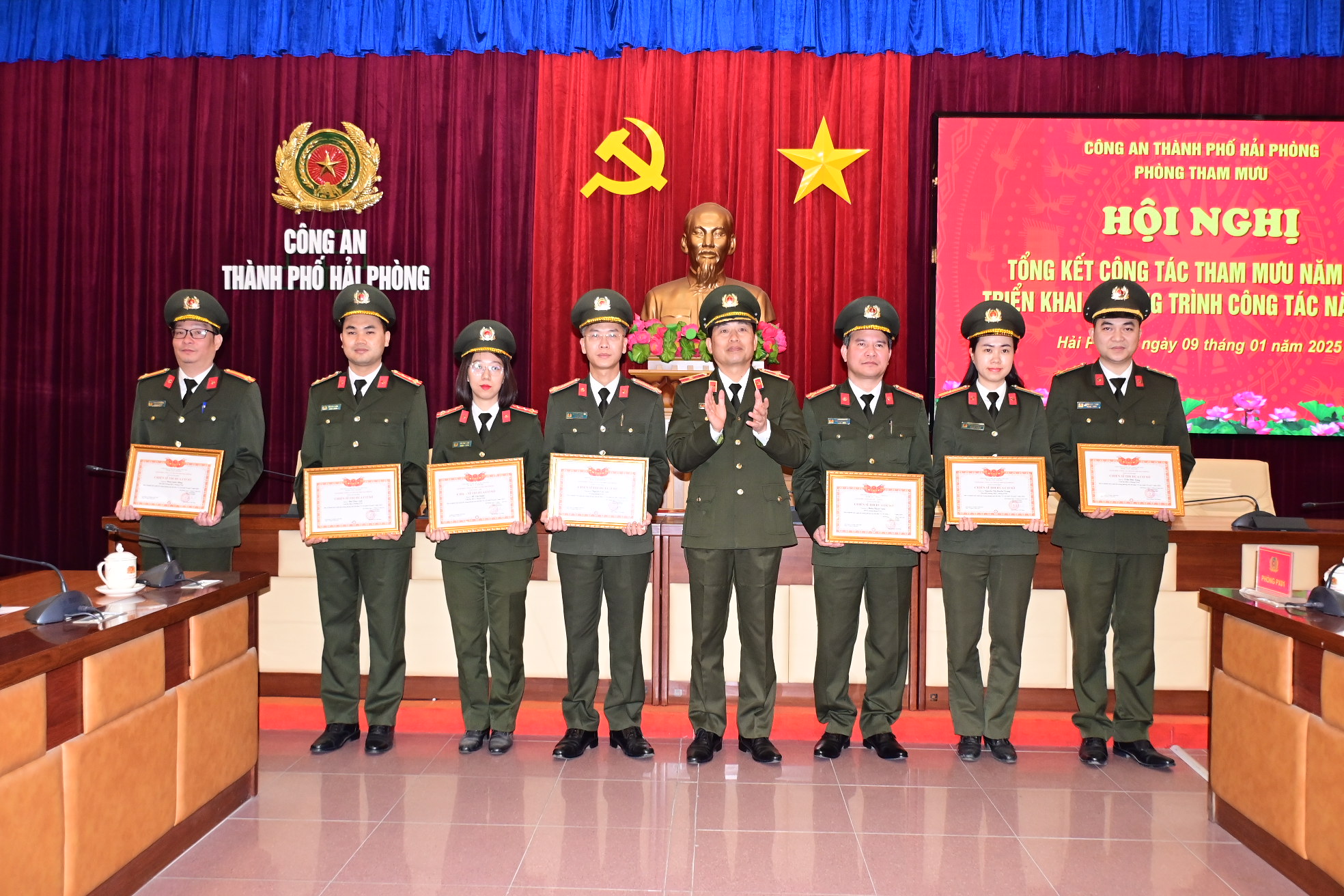 Phòng Tham mưu - CATP: Đề ra 8 nhiệm vụ với 3 giải pháp trọng tâm 
